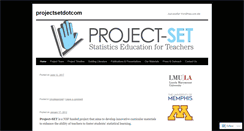 Desktop Screenshot of project-set.com