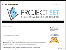 Tablet Screenshot of project-set.com